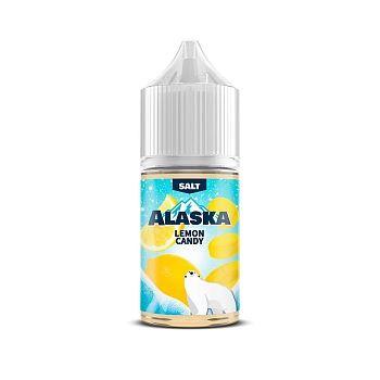Жидкость для ЭСДН Alaska SALT Lemon Candy 30мл 20мг.